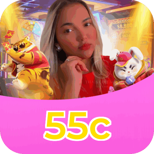 Catálogo slots 55c mostrando top jogos Gates Olympus Sweet Bonanza Fortune Tiger Big Bass volatilidade RTP